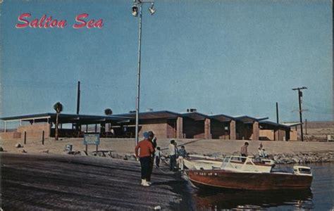 Salton Sea State Park North Shore Ca Postcard