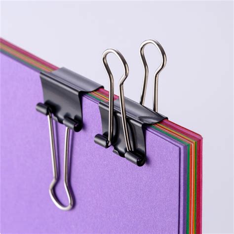 Officemate Binder Clips Small 08 Width 037 Size Capacity 12