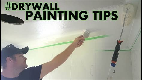 Finishing A New Drywall Ceiling With Painting Tips Youtube