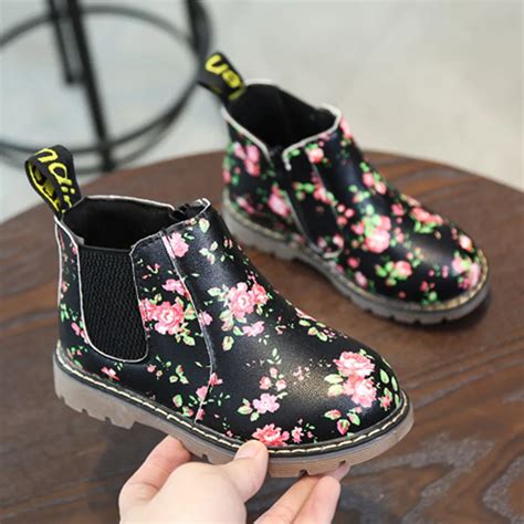 Buy Child Baby Girls Shoes Fashion Leather Floral Kids