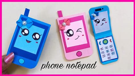 Diy Cute Notepad Phone School Supplies How To Make Paper Folding