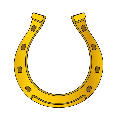How To Draw A Horseshoe Step By Step
