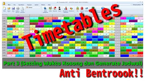 We did not find results for: Cara Membuat Jadwal Pelajaran dengan aSc Timetables (Part ...