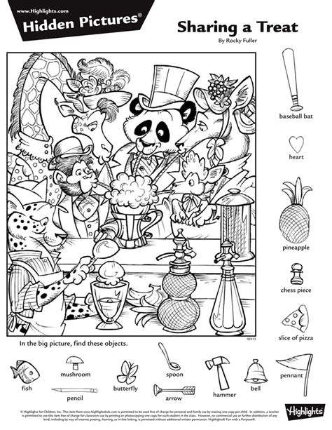 Hidden Picture Printables Printable World Holiday