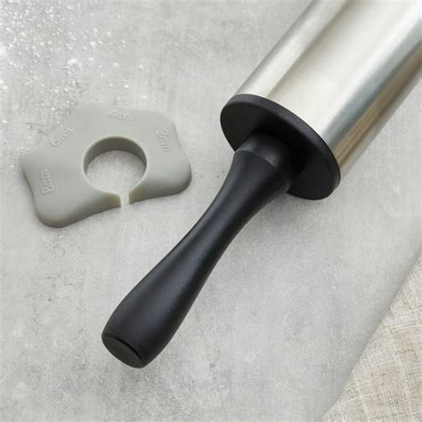 Professional Stainless Steel Rolling Pin Dunelm