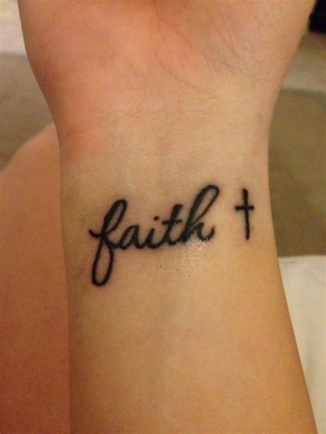 Faith Wrist Tattoos Designs Ideas And Meaning Tattoos