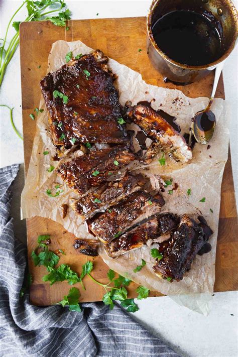 asian sticky slow cooker ribs [ video] oh sweet basil