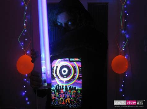Eclipse Over Stonehenge Uv Black Light Fluorescent And Glow In Etsy