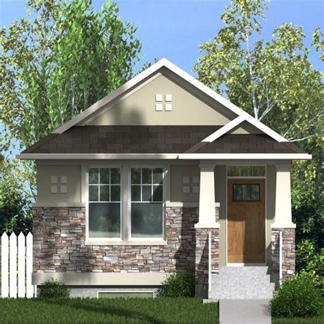 Search houseplans.co for homes designed for narrow lots. Craftsman Argyle-811 | Basement house plans, Narrow lot ...