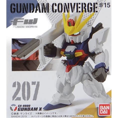 Bandai Fw Gundam Converge 15 207 Gx 9900 Gundam X ガンダムx Shokugan
