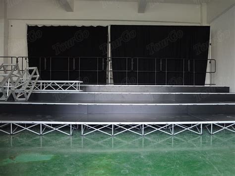 Tourgo Choir Stage System 1x2m Adjustable Stage Platform With Stage