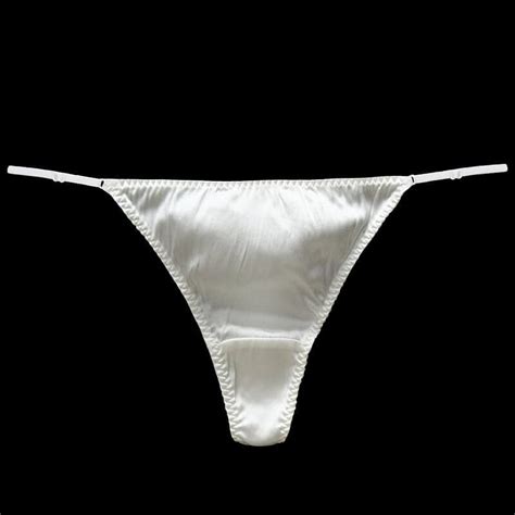 Seamless Classic Silk Thong Satin Panties Thongs Panties Bras And Panties Lingerie Set Women