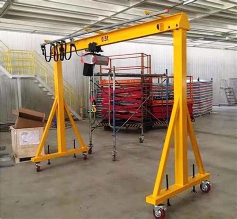 Helix Portable Single Girder Gantry Crane Maximum Lifting Capacity