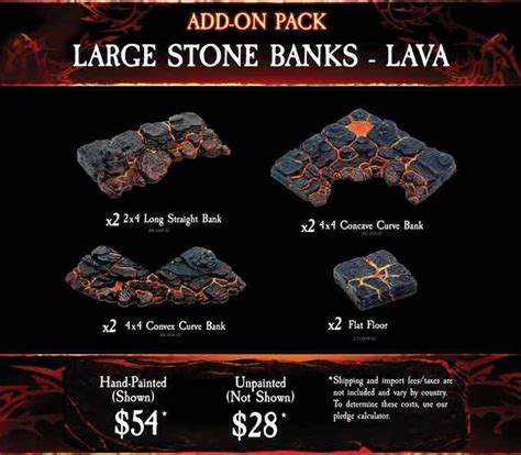 Hellscape Modular Lava Terrain From Dwarven Forge By Dwarven Forge