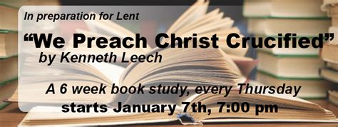 Lent Book Study Banner St Barnabas Anglican Church