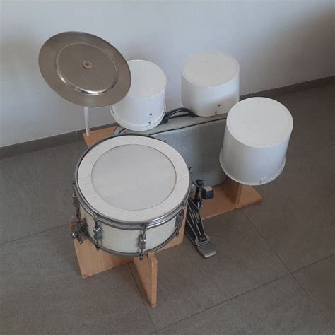 Diy Drum Kit 1 Case For Bass Drum 3 Buckets For The Time 1 Snare Drum 1