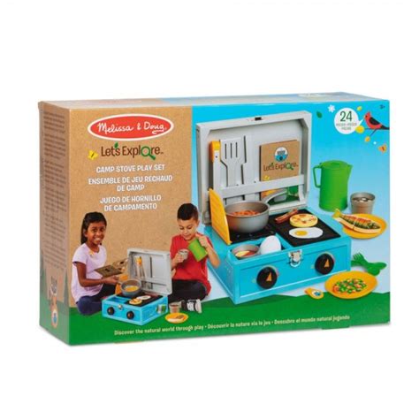 Melissa And Doug Lets Explore Wooden Camp Stove Play Set