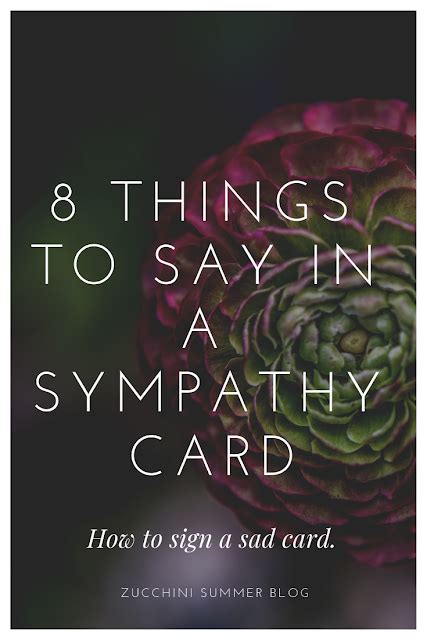 What To Write In A Sympathy Card Writing A Sympathy Card Words For
