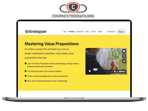 Strategyzer Mastering Value Propositions Downloadmycourse