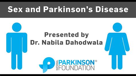 Sex Differences In Parkinsons Disease Part 1 Youtube