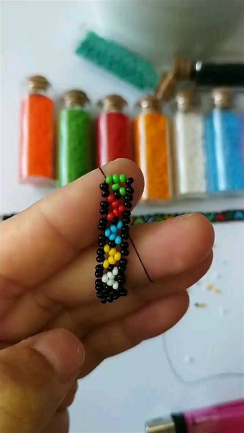 Incik Boncuuk On Instagram Huichol Pattern Bead Work Beads