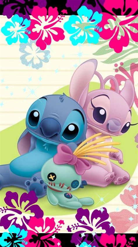Stitch And Angel Wallpaper For Couples The Adorable Couple S Cute