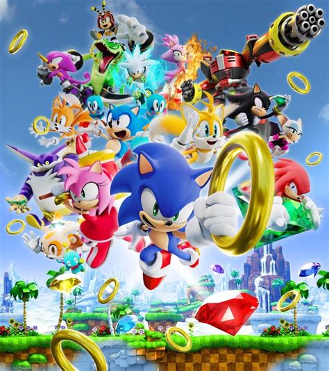 Sonic 29th Anniversary Collab Poster By Tbsf Yt On Deviantart Sonic The