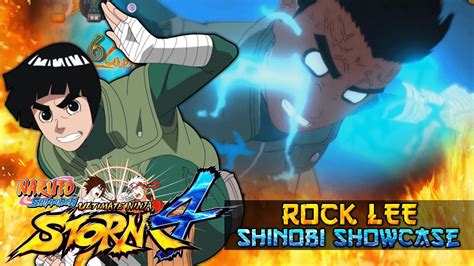 Rock Lee Gameplay Naruto Shippuden Ultimate Ninja Storm 4 Youtube