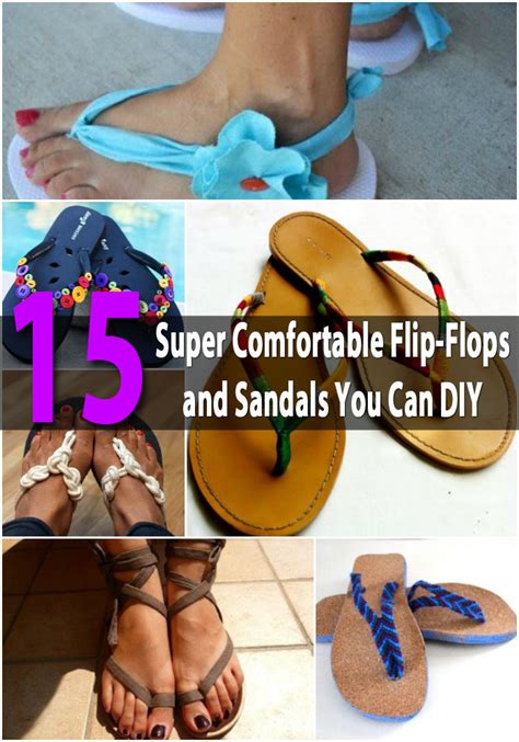 15 Super Comfortable Flip Flops And Sandals You Can Diy