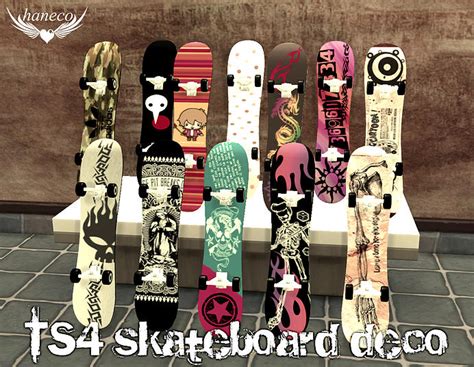 My Sims 4 Blog Skateboard And Poses By Haneco