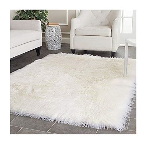 Find the perfect rug for your space from overstock. Amazon.com: Elhouse Home Decor Square Rugs Faux Fur ...