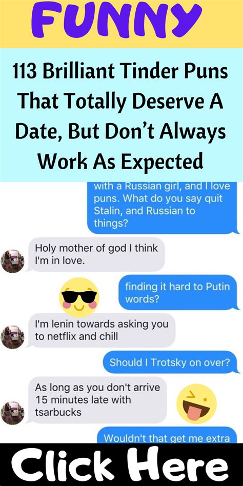 113 Brilliant Tinder Puns That Totally Deserve A Date But Don’t Always Work As Expected