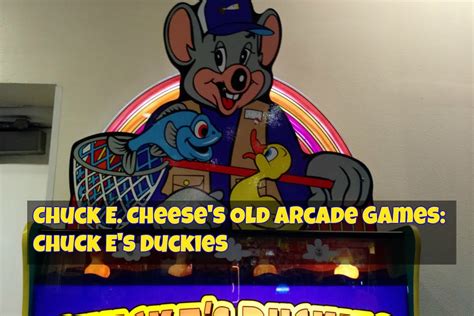 Chuck E Cheeses Old Arcade Games Chuck Es Duckies Youtube
