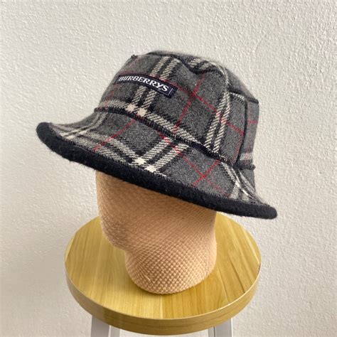 Vintage Burberrys Nova Check Custom Bucket Hat Mens Fashion Watches