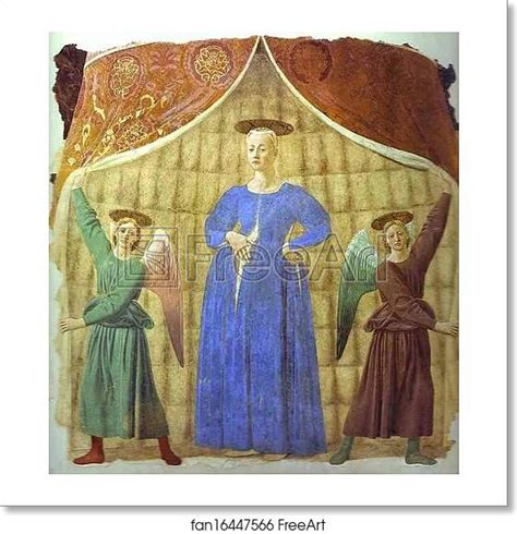 Free Art Print Of Madonna Del Parto By Piero Della Francesca 1455