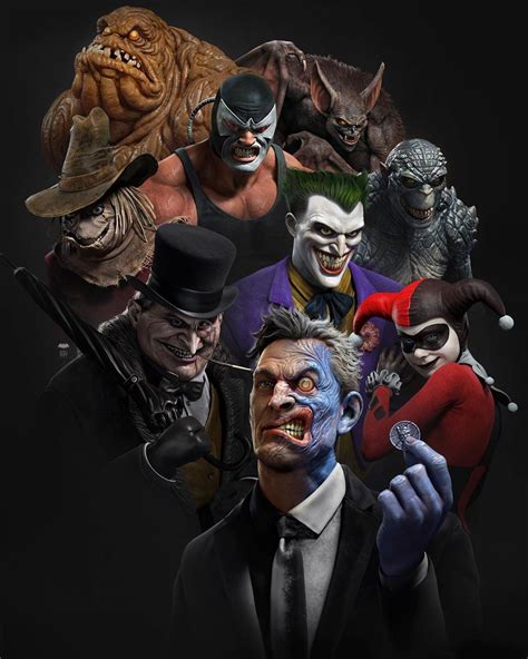 Gotham Villains Comic Villains Super Villains Batman Vs Superman