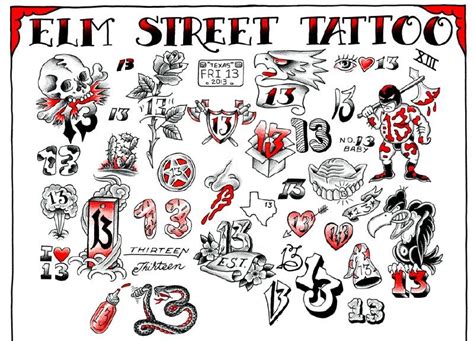 Oliver peck tattoos feature strong, clean lines, a limited color palette, and expert precision in custom and flash tattoo images. To find out the history of the Friday the 13th tattoo ...