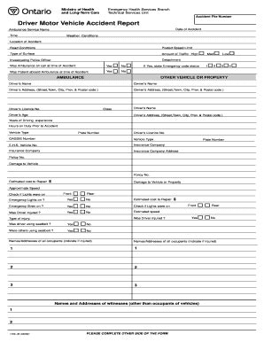 Collision Report Form Fill Out And Sign Printable PDF Template SignNow