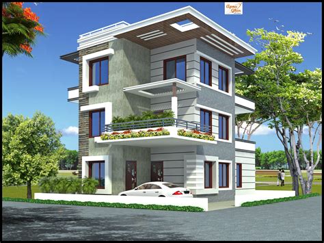 We are expert in 3d architectural planning, 3d. 5+ bedroom, modern 3 floor house design. Area: 192 sq mts ...