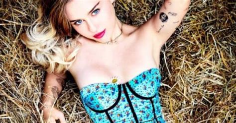 Divertida Y Sensual Miley Cyrus Hace Su Rara Sesión De Fotos