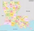 Printable Louisiana Parish Map – Printable Map of The United States