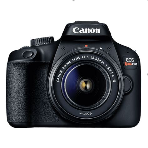 Canon Eos Rebel T100 Digital Slr Camera With 18 55mm Lens Kit 18