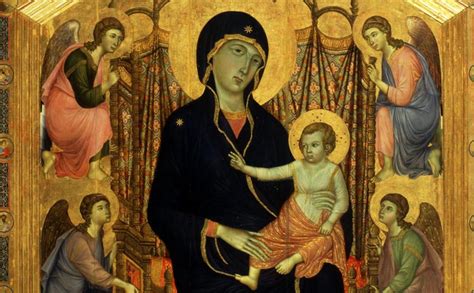 La Madonna Rucellai Di Duccio Di Buoninsegna La Più Grande Tavola Del