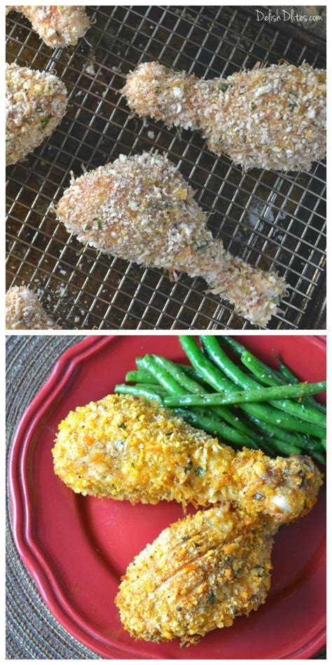 Set coated pieces aside and repeat with the heat 1 inch of oil to 375° in a large frying pan or dutch oven. Oven Fried Panko Crusted Chicken | Recipe | Fries in the oven, Fried chicken legs, Healthy ...