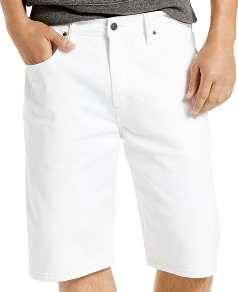 Levis Denim 569 Loose Fit Shorts In White For Men Lyst