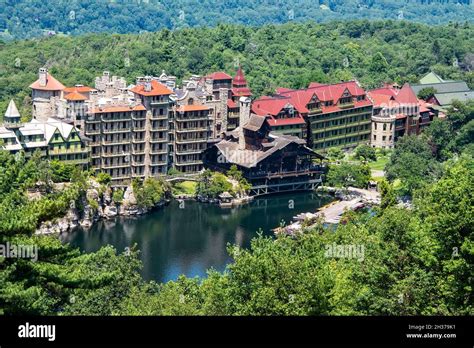 Mohonk Mountain House In Upstate New York Nestled In The Shawangunk