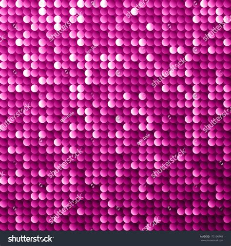 Pink Seamless Shimmer Background Shiny Silver Stock Vector Royalty