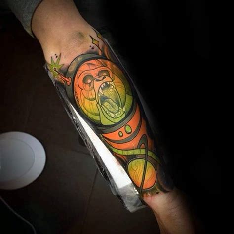 Traditional gorilla tattoo flash traditional gorilla tattoos, google. 20 Neo Traditional Gorilla Tattoo Designs For Men - Ape ...