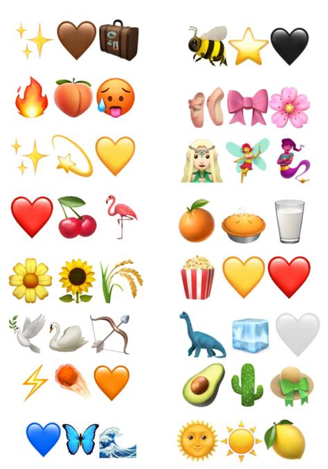 Emojis That Look Cute Together Cute Emoji Combinations Emoji