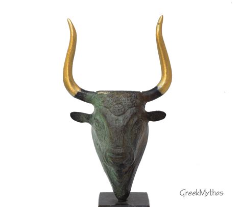 Minotaur Head Crete Minoan Bull
